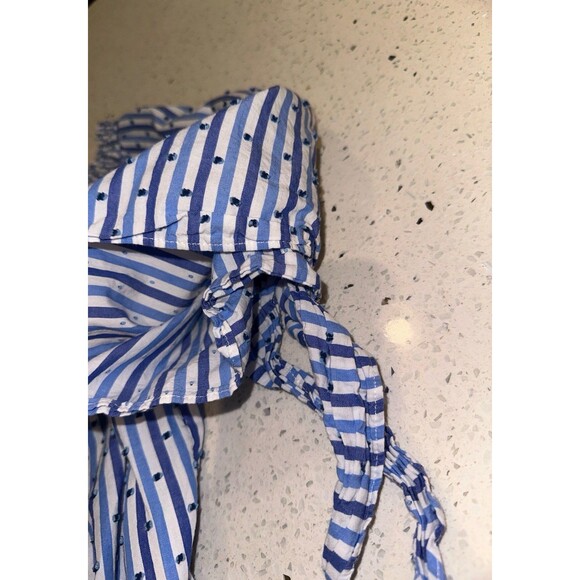 Scotch and soda blue ruffle top - Picture 4 of 6